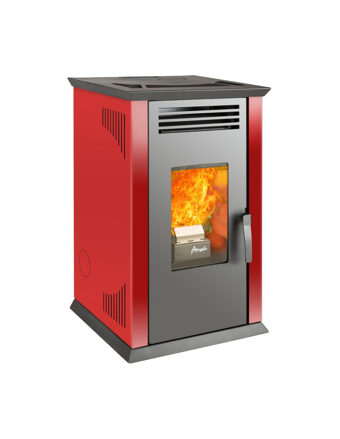Calefactor a Pellet Italy 8100 Rojo (70 a 168 m2) Amesti